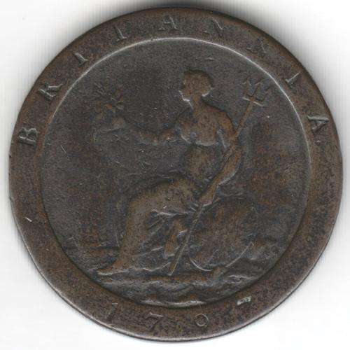 1797 Great Britain Cartwheel penny - excellent condition - as per scan