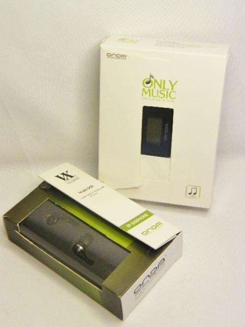Onda - Only music 2 GB MP3 player & EP 90 Earphones - as per photo