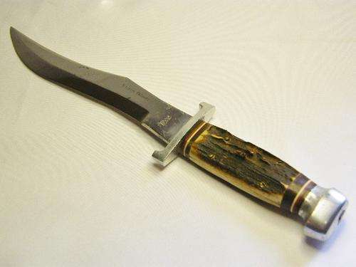 Siberian Skinner knife with bone handle by Solwa Solingen - as per photo