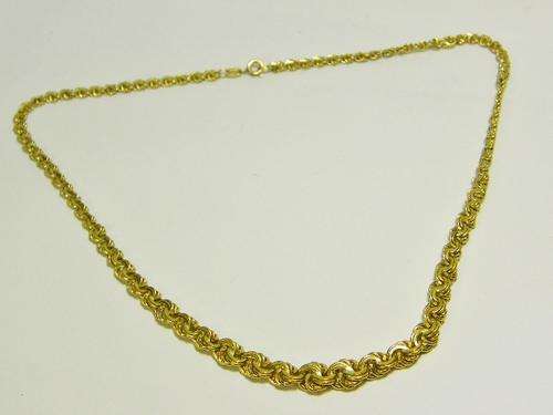 Rolled gold necklace - very nice piece - as per photo
