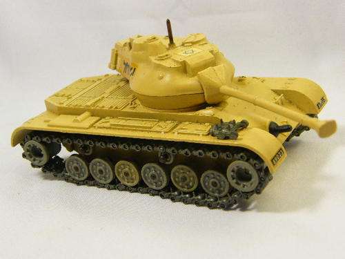 Solido char Blinde General patton M-47 Israeli army tank - vintage - as per photo