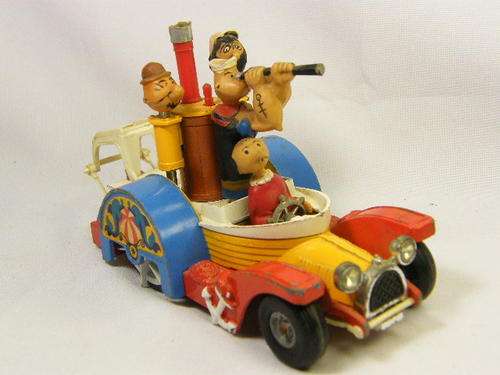 Vintage Corgi Comics Popeye paddle wagon - as per photo