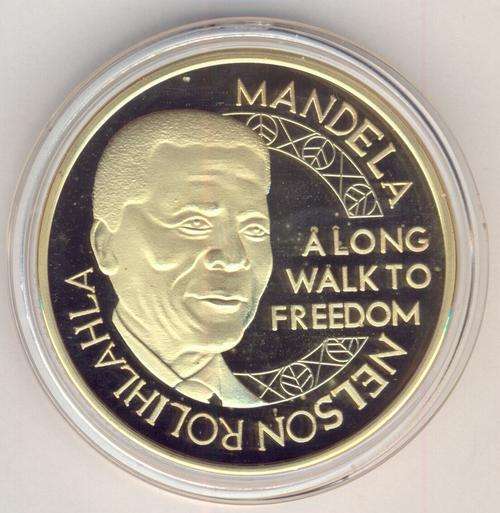 Nelson Mandela - A Long walk to freedom - Robben Island 1964 - 1982 medallion