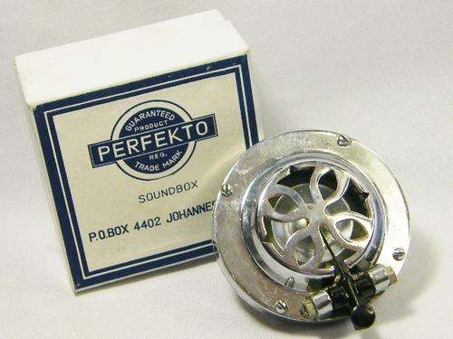 Perfekto Gramophone sound box - original in box - never used - as per photo