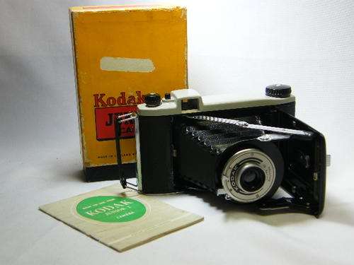 Vintage Kodak Junior 1 fold out camera with Kodette III lens in original box - as per photo