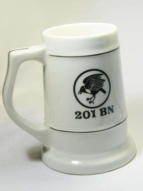 201 Battalion Omega souvenir tankard - as per photo
