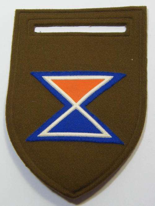 SSB Special Service Battalion HQ Company tupperware shoulder flash that belonged to Kav. JB Smit