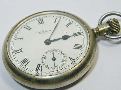 1926 Waltham USA pocketwatch - serial 25991261 - runs & stops - winder faulty - as per photo