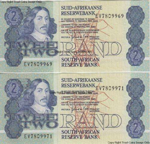 Lot of more than 50 x GPC de Kock uncirculated R2 notes - as per scan