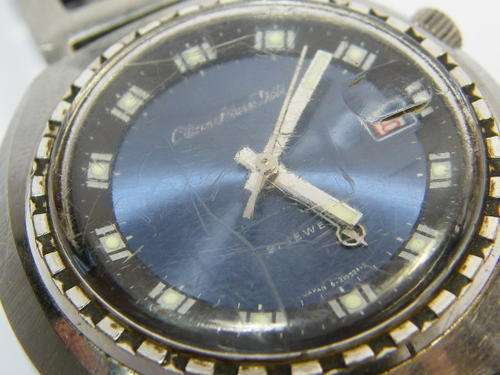 Vintage Citizen alarm Date mens manual wind watch - Scarce model - not working - as per photo