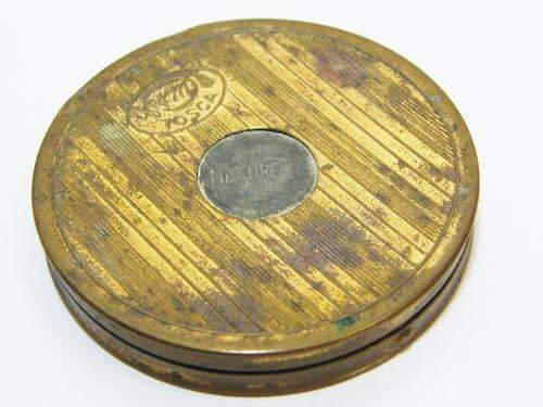 Vintage tosca brass powder puff - @ Crazy R1 start