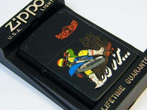 Harley Davidson Born to Ride Original 'Do It' black Zippo lighter - as per photo
