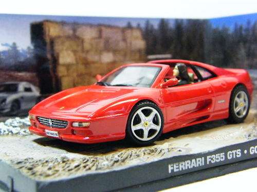 James Bond 007 Ferrari F355 GTS model car from Goldeneye movie - case cracked - as per photo