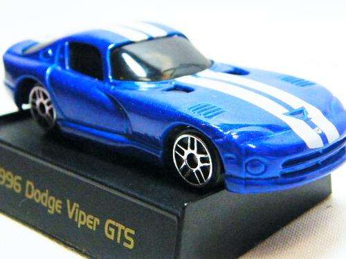 1996 Dodge Viper GTS model car by Maisto - scale 1/64 with stand - as per photo
