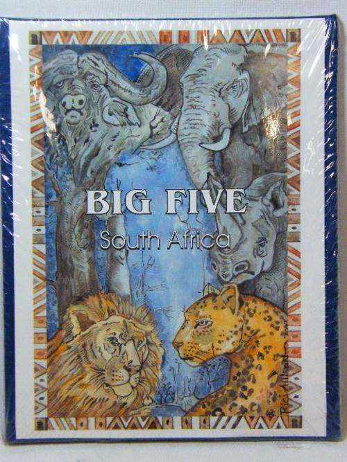 Big Five South Africa medallion set - as per photo