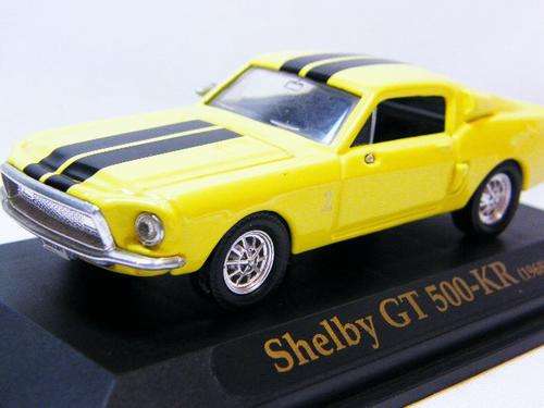 1968 Ford Shelby GT500KR model car - scale 1/43 - Road Signature - with stand - one mirror missing