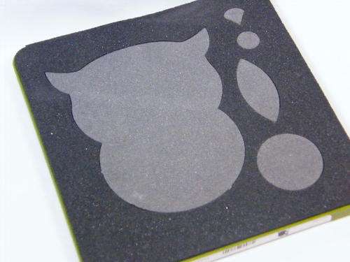 GO! paper cutting die - owl shape - as per photo