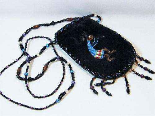 Handmade costume jewellery beaded purse - @ Crazy R1 start