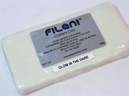 Filani glow in the dark crafter's clay - 200g - as per photo