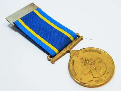 SA Police 75 year medal issued to 233661 P AR KST C Olivier - as per photo