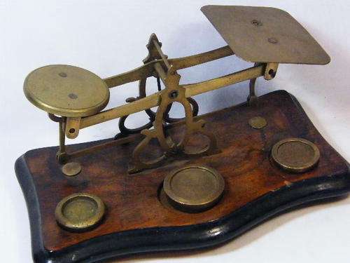 Antique Avery Post Office balancing letter scale - as per photo
