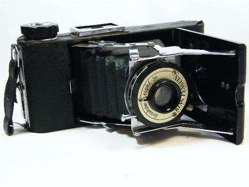 Vintage Kershaw eight-20 King Penguin fold out camera - as per photo