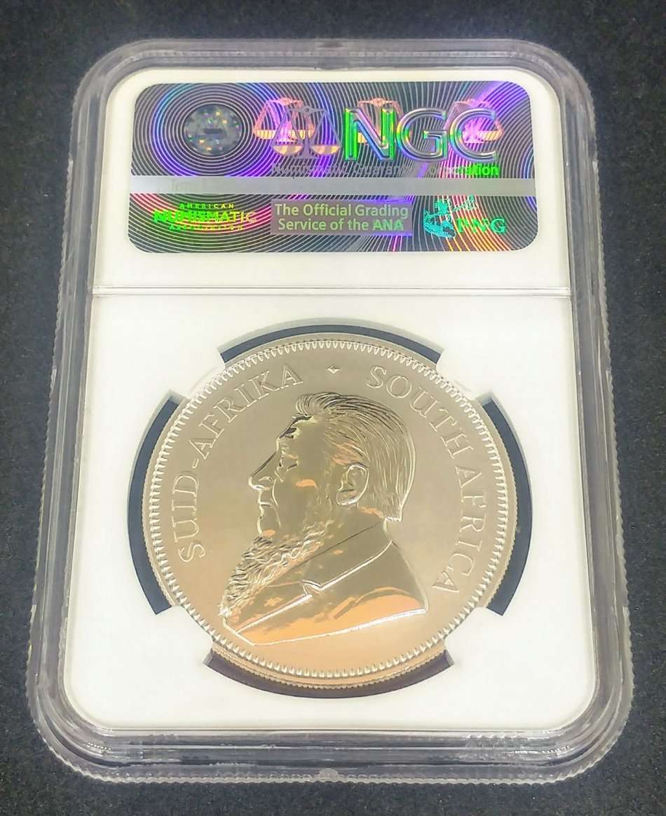 50th Anniversary Silver Krugerrand, SP69