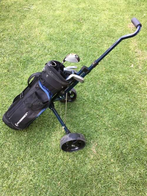 ProKennex Junior Kids Golf set with cart