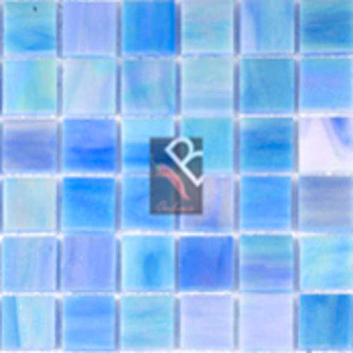 3mm Opal Glass Mosaic Azul - 96x96mm