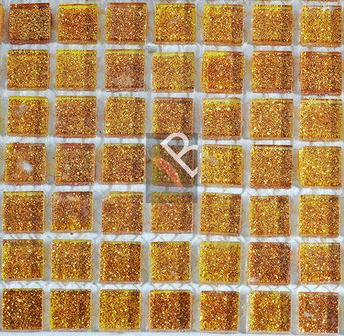 Crystal Glass Mosaic Glitter Fire  - 49 tiles