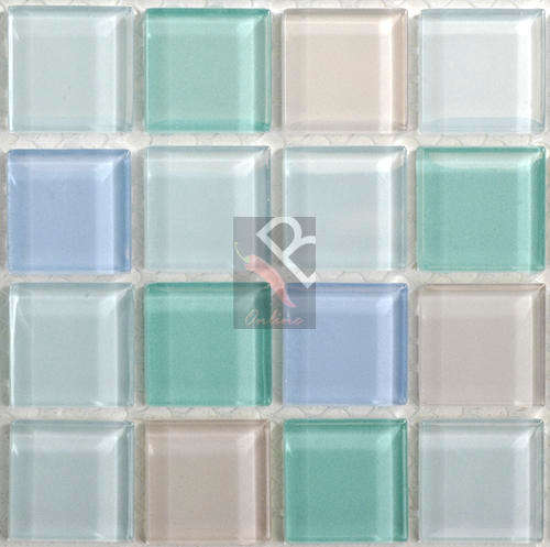 Crystal Glass Mosaics 100x100mm Granada Mix