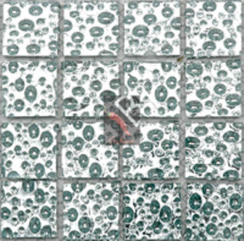 Crystal Rain Aluminium Mosaic 100x100mm