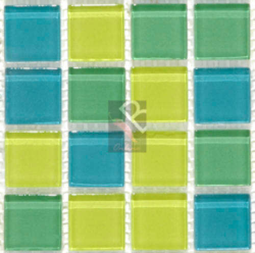 Crystal Glass Mosaics 100x100mm Forest