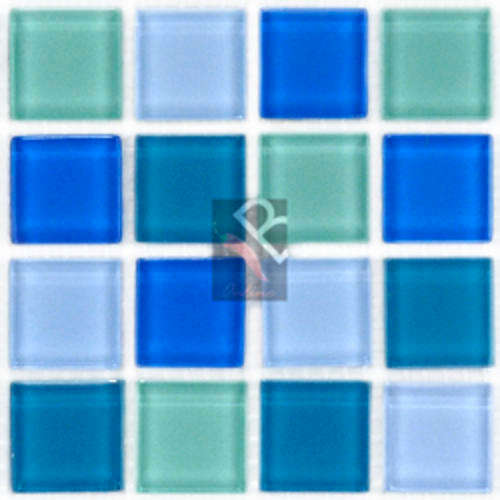Crystal Glass Mosaics 100x100mm Summer Sky