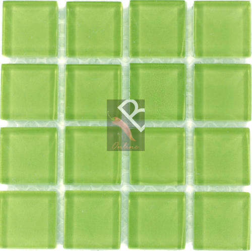 Crystal Glass Mosaics 100x100mm Forest Green