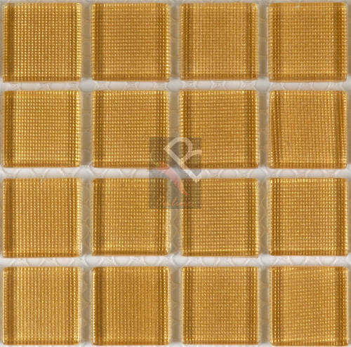 Crystal Glass Mosaic Bright Gold 23mm x 4mm