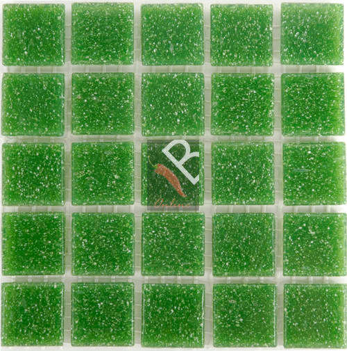 River Spot Green 20x20x4mm - 25 Tiles