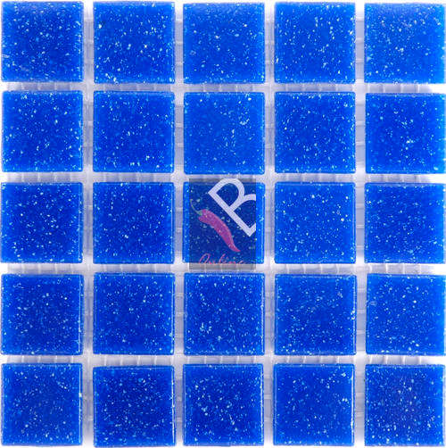 River Spot Bllue 20x20x4mm - 25 Tiles