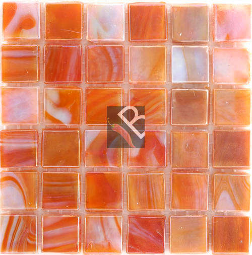 River Mix Red 15x15x4mm - 36 tiles