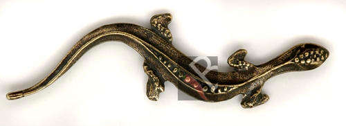 Brass Gecko insert - 80mm x 25mm