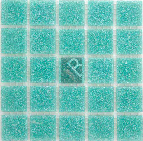 River Spot Turquoise 20x20x4mm - 25 Tiles