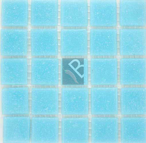 River Spot pale Blue 20x20x4mm - 25 Tiles