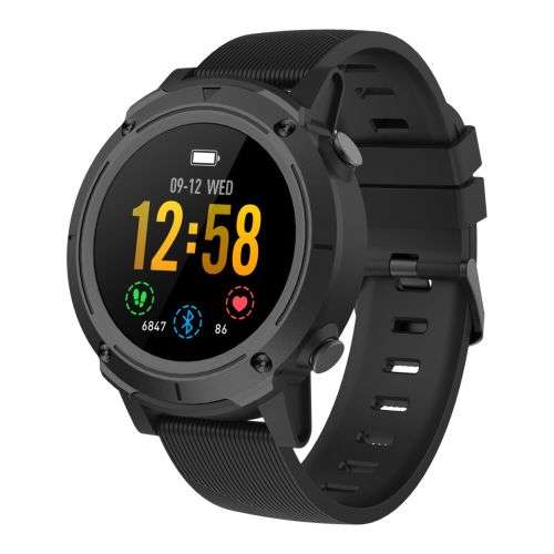 Volkano Active Alpha Plus s Multisport GPS and Heart Rate Monitor Round shape Smart Watch