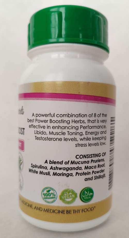 Power boost - herbal combo (Shilajit, Maca root, white musli, ashwaganda, and moringa)