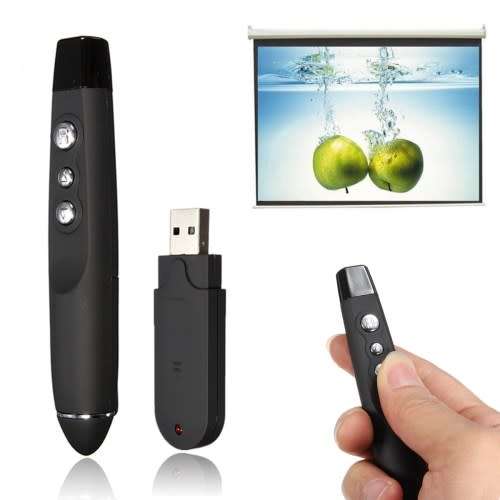 USB Wireless Laser Presenter Pointer Power-point Word Pointer