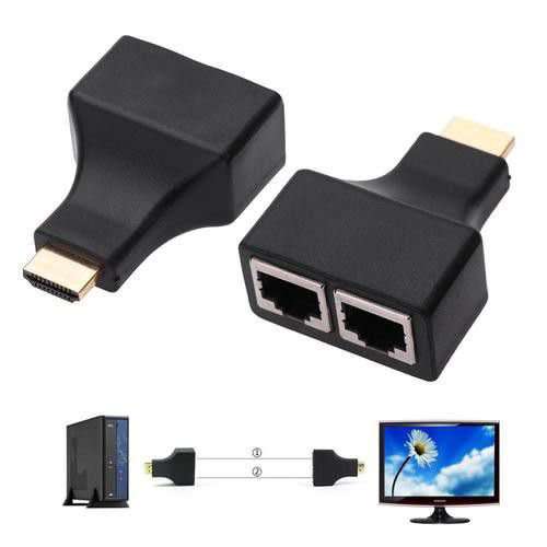 HDMI EXTENDER BY CAT-5E/6 CABLE