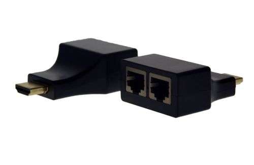 HDMI EXTENDER BY CAT-5E/6 CABLE