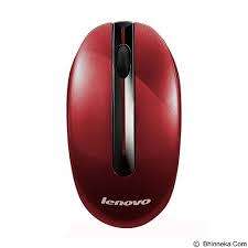 LENOVO WIRELESS OPTICAL MOUSE RED/BLACK/SILVER