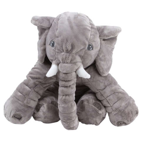 Comfy Soft Baby Elephant Pillow