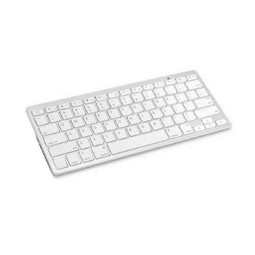Ultra-slim Wireless 3.0 Bluetooth Keyboard For PCs, Apple Series & Android Devices - White